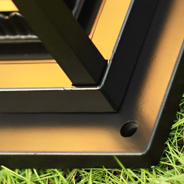 Square Waterproof Intelligent Light Control Black Solar Lawn Lights - Image 7