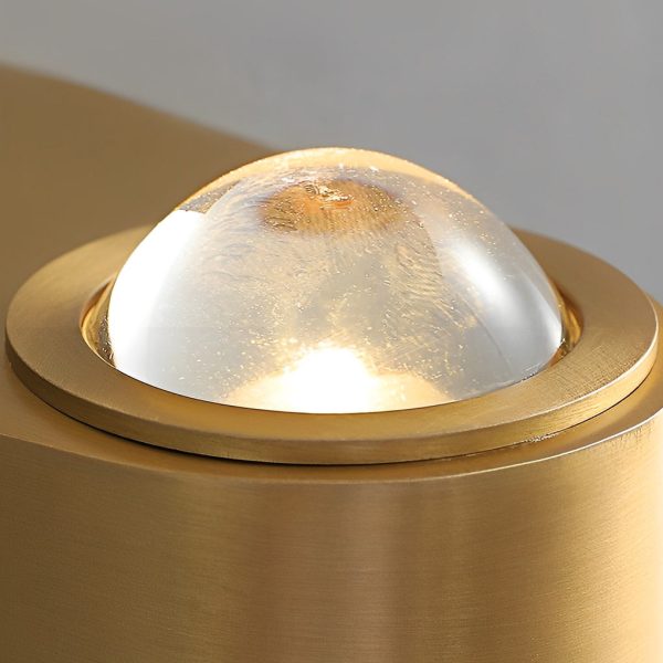 3/4 Lights Copper LED Wall Washer Projection Nordic Wall Lamp Wall Sconces - Image 4