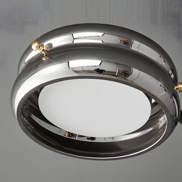 Artistic Multi-Head Matte Black Copper Semi-Flush Mount Ceiling Lighting - Image 6