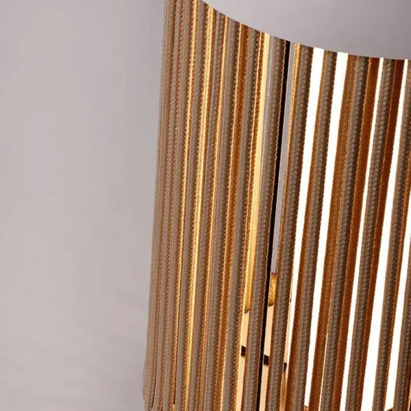 Handmade Rattan Waterproof LED Modern Portable Solar Outdoor Lanterns - Image 7