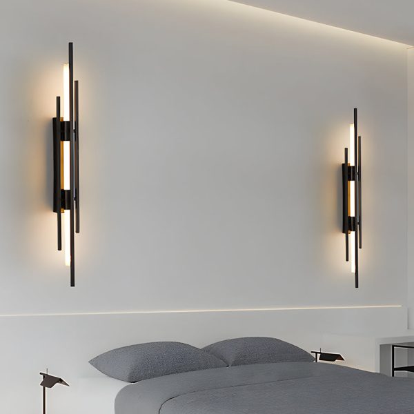 Long Strips Grille Iron Acrylic Simple Modern LED Wall Light Fixture - Image 5