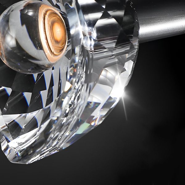 Creative Crystal Shade LED Copper Minimalist Modern Pendant Lights Fixture - Image 5