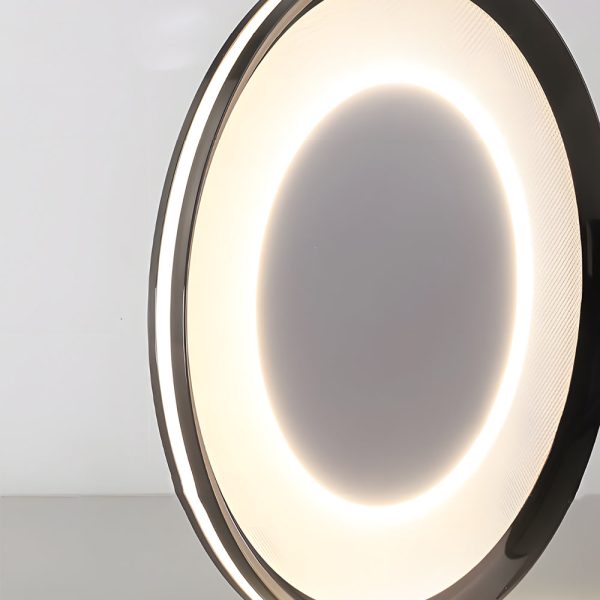 Round Black LED Flush Ceiling Light - Image 6