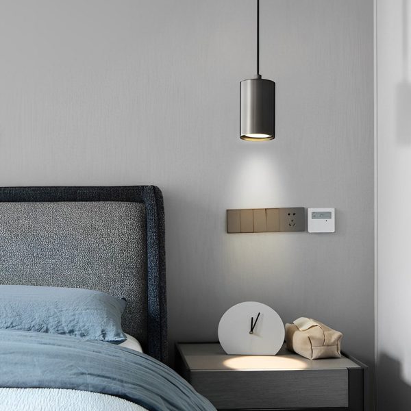 Cylindrical Minimalist Copper Electroplated Nordic Chandelier Spotlight - Image 7