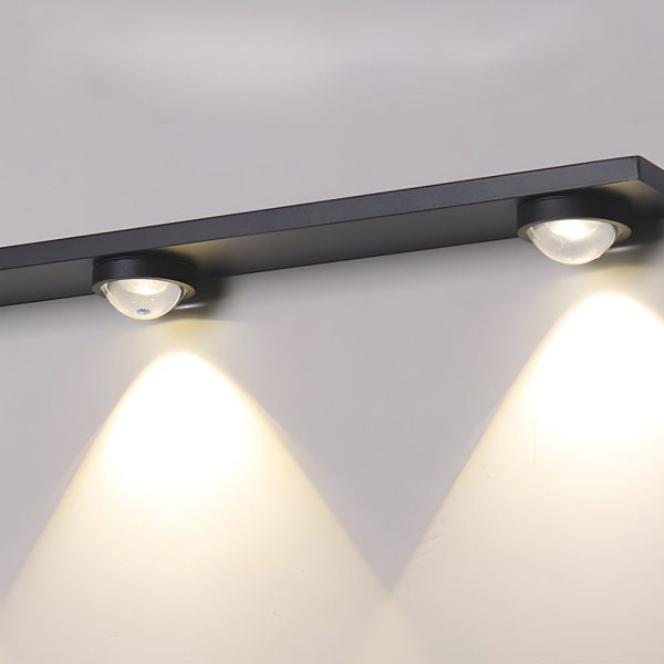 Modern Aluminum Black Long Bar Wall-Washing LED Ceiling Light - 3/4/5-Light - Image 4