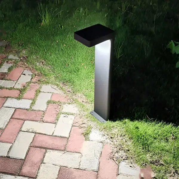 Sleek Solar Pathway Lights with Dusk-to-Dawn Sensor Modern LED Outdoor Landscape Lighting - Image 4