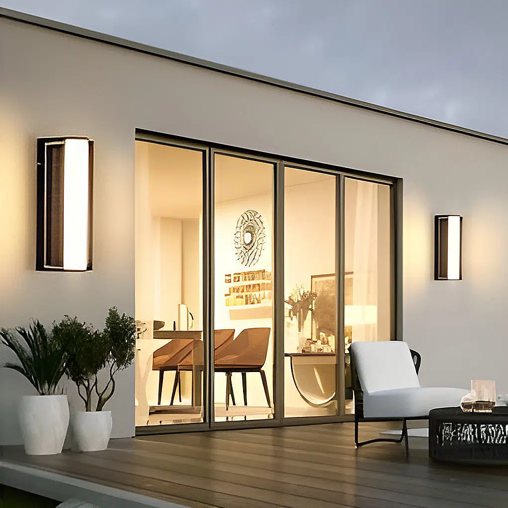 7-8d498965-d019-4987-8f93-1e93db5d2cc3.jpg Long Acrylic LED Solar Outdoor Wall Light Waterproof Linear Wall Mounted Lighting - Image 1