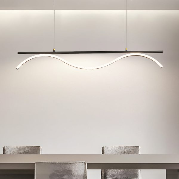 Linear Wave Design LED 1-Light Island Light - 47'' L - Image 4