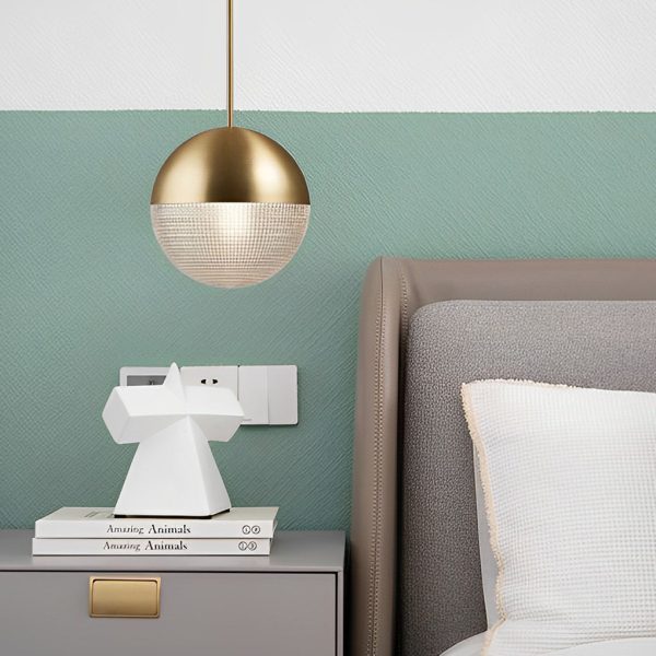 Creative Glass Ball Globe LED Nordic Hanging Ceiling Lights Pendant Lights - Image 4