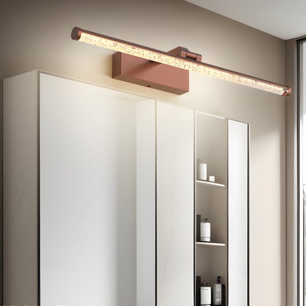 Rotatable Seeded Acrylic LED Bathroom Vanity Light Dimmable Modern Bath Bar - Image 3