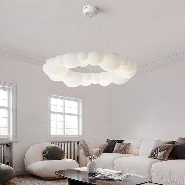 Creative Bubble Clouds Shaped Stepless Dimming LED Nordic Ceiling Light - Image 4