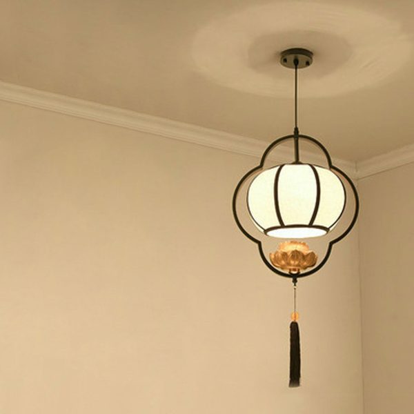 Chinese Retro Light Luxury Wrought Iron 1-Light Pendant Light - Image 20