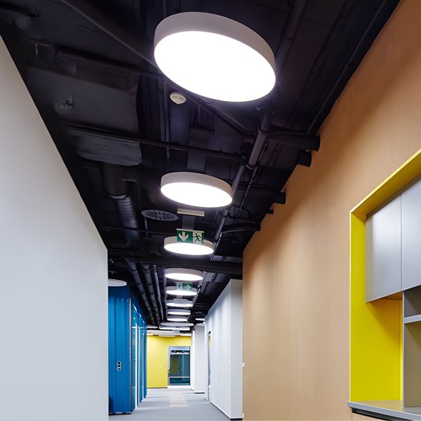Round Pendant LED Office Lighting Modern Suspended Luminaires for Workspace - Image 2
