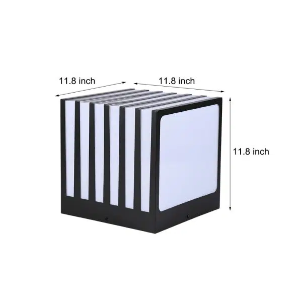 Square Outdoor Column Deck Fence Post Light Waterproof for Garden - Image 6