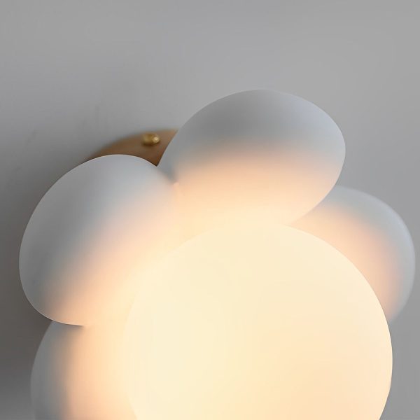 Cute Flower Creative Nordic Wall Lamp Bedroom Wall Sconces Lighting - Image 7