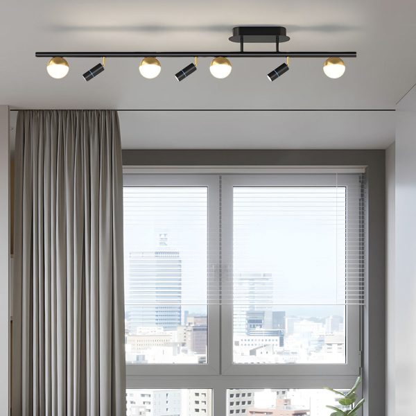 Long Strip 5/7 Lights LED Three Step Dimming Modern Ceiling Spotlights - Image 4