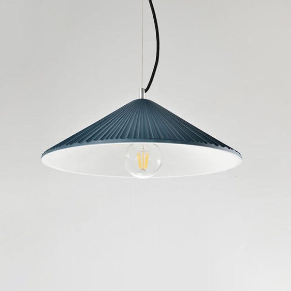 Nordic Resin 1-Light Textured Umbrella Pendant Light - Image 5