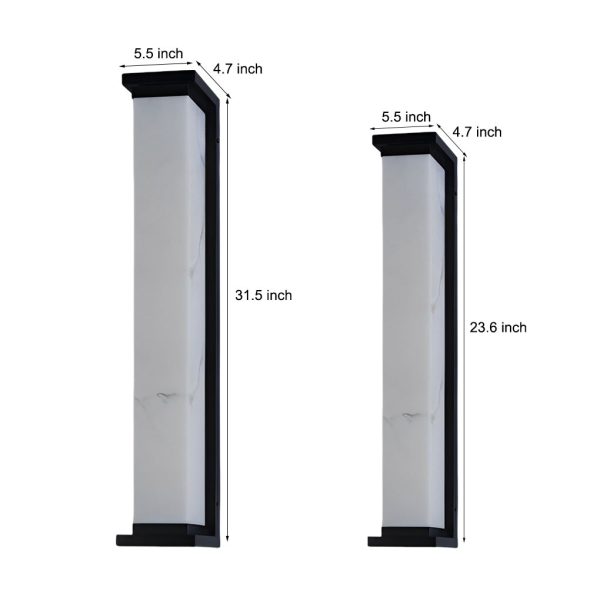 Strip Minimalist Waterproof Stainless Steel Modern Outdoor Wall Lights - Image 6