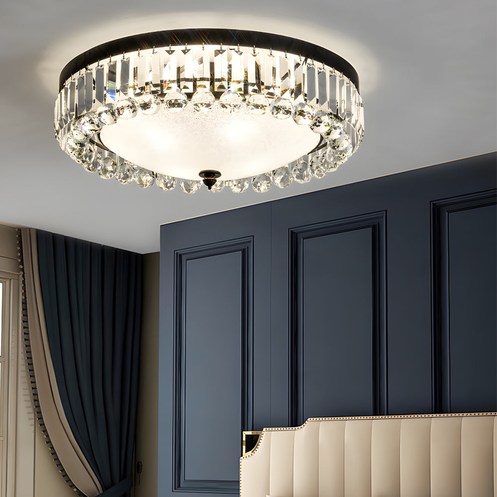 7-ce096e08-bee8-42d1-b40d-3ecf883ac4b7.jpg Round Crystal LED 3 Step Dimming Luxury American Style Ceiling Lights - Image 1