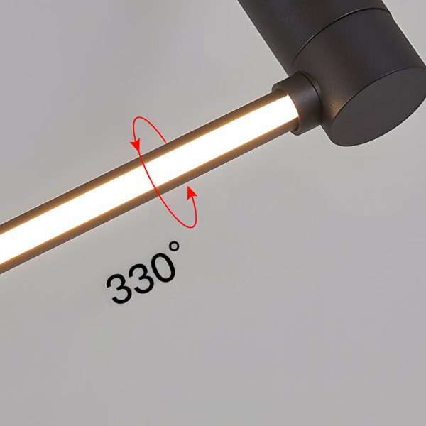 Modern Black LED Linear Ceiling Lights - L 23.6''/35.5''/47.2' - Image 6