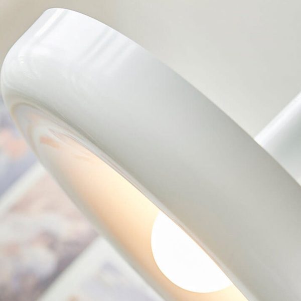 Nordic Minimalist UFO Metal Disc 1-Light Pendant Light - Image 9