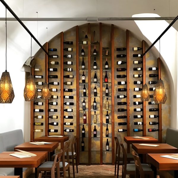 Hollow Stainless Steel Gourd Electroplated Postmodern Chandelier - Image 5