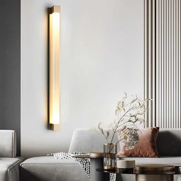 Minimalist Strip Crystal LED Postmodern Wall Lamp Wall Sconce Lighting - Image 2