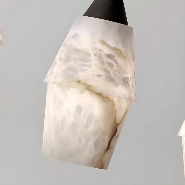 7.87 In. H Alabaster Pendant Light - 1-Light Kitchen Island Lighting - Image 4