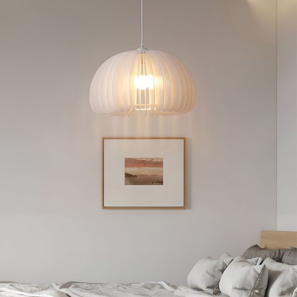 Lantern Shaped 3 Step Dimming LED 16W White Nordic Pendant Light - Image 3