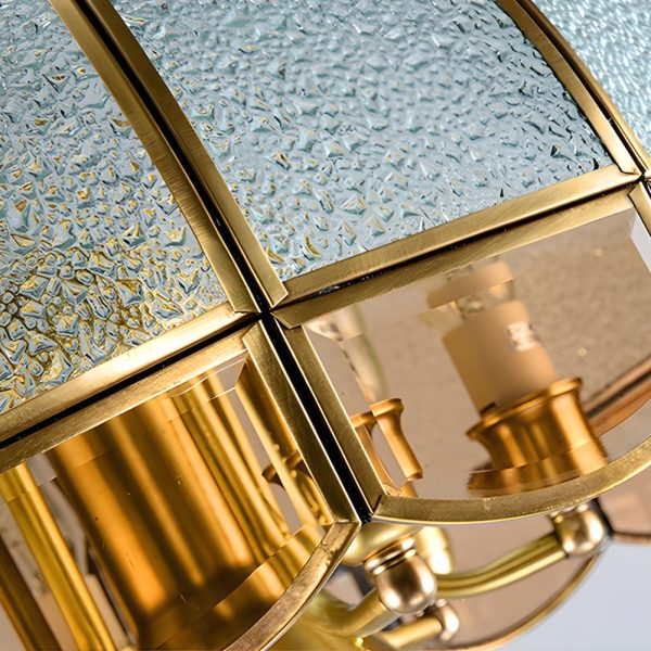 Classic Glass Flowers Elegant 3 Step Dimming European-Style Chandelier - Image 5