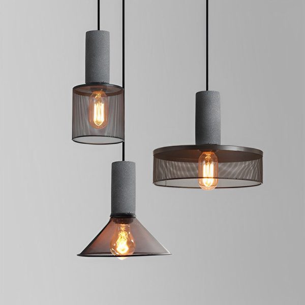 Creative Metal Meshed Black Industrial Style Pendant Lights Chandelier - Image 10