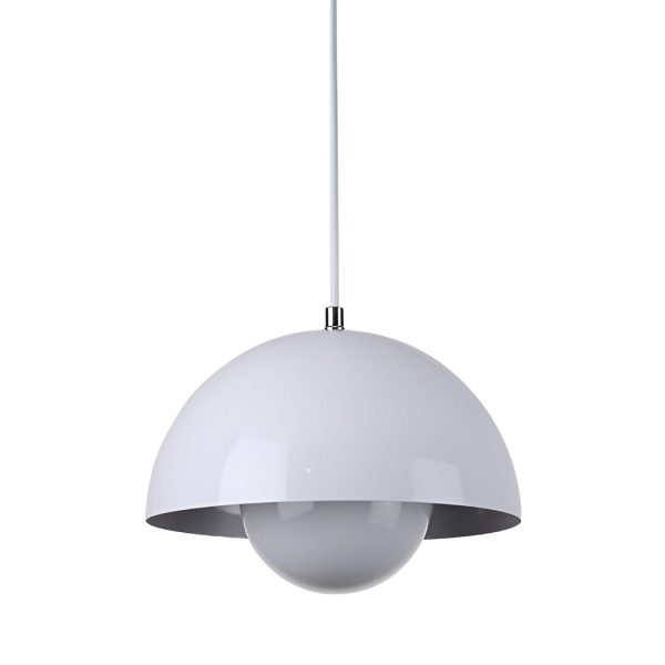 1-Light Metal Mushroom Nordic Flowerpot Pendant Light - Image 16
