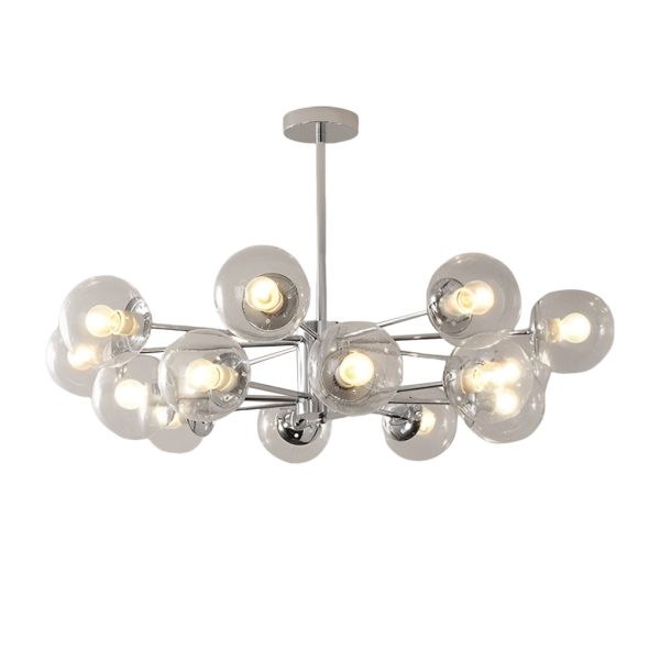 Molecular Lights Three Step Dimming Plating Glass Modern Chandeliers - Image 19