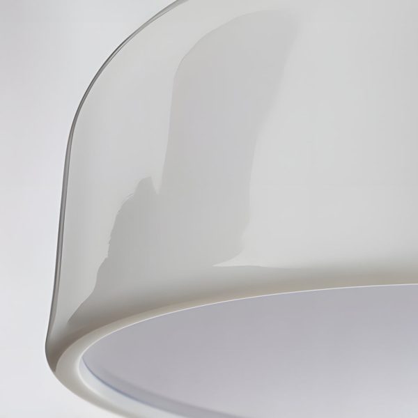 Smithfield Pendant Light: Modern Aluminum Hanging Fixture in Black/White - Image 6