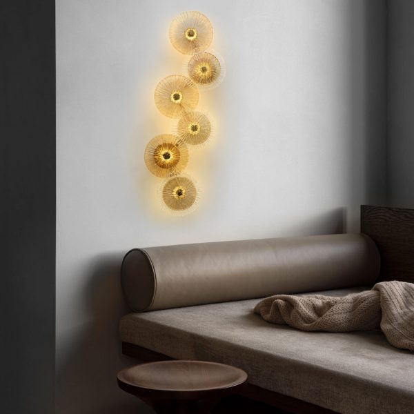Creative Round Glass Luxury LED Personality Post-Modern Wall Light Fixture - Image 4