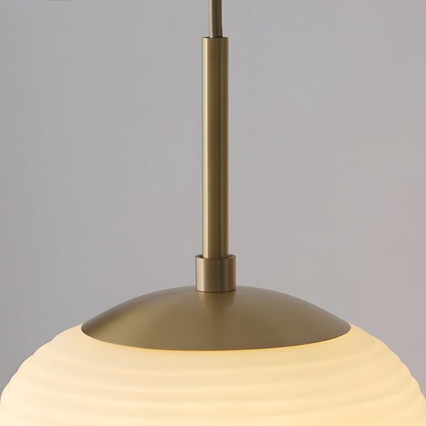 Rituals White Glass Pendant Light - Image 5