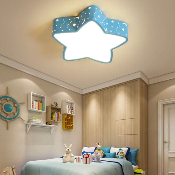 Cartoon Creative Star Shape LED Flush Mount Ceiling Light - Image 12