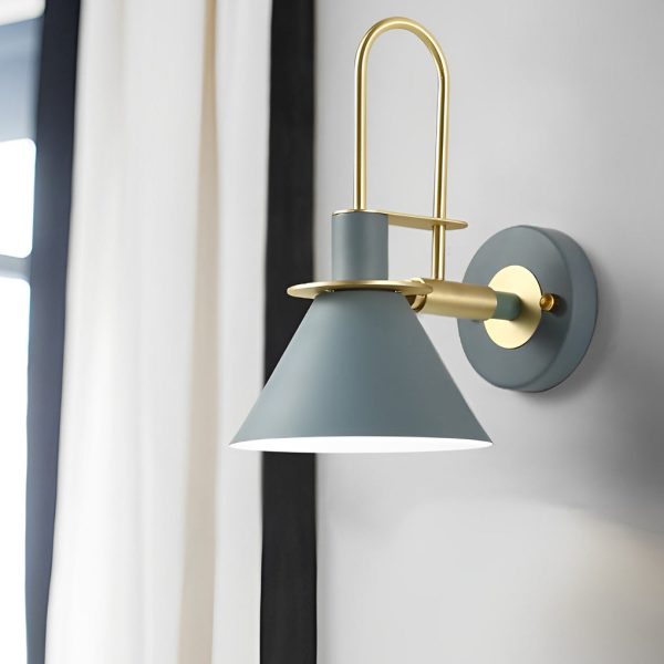 Minimalist Horn Shape Iron Creative Modern Wall Lamp Wall Sconce Lighting - Image 4
