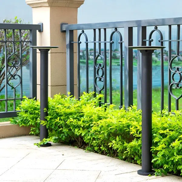 Round Waterproof Intelligent Light Control LED Solar Outdoor Lawn Lamp - Image 9