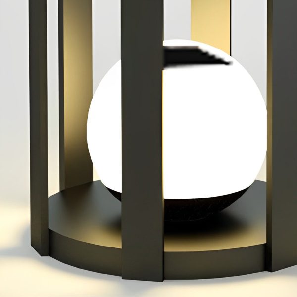 Set of Waterproof Outdoor Table and Solar Floor Lamp - Image 6