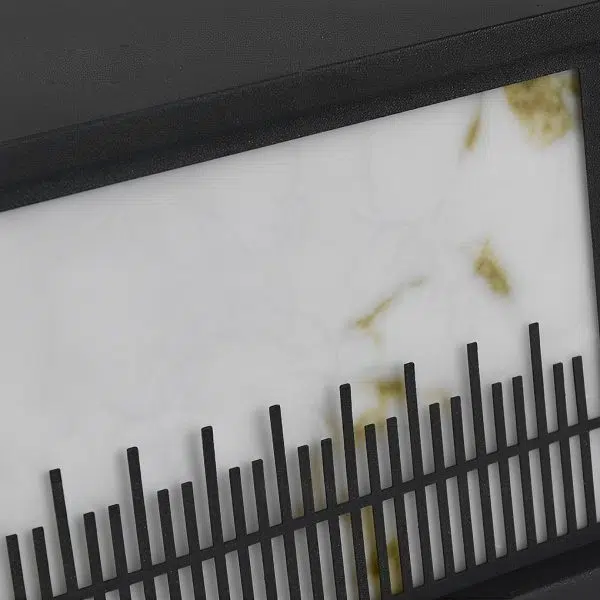 Square Waterproof 3 Step Dimming Black Retro Solar Fence Post Lights - Image 8