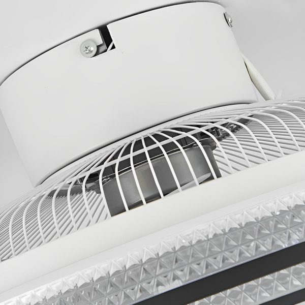 Intelligent Timing Mute LED Modern Bladeless Ceiling Fans with Light - Image 8