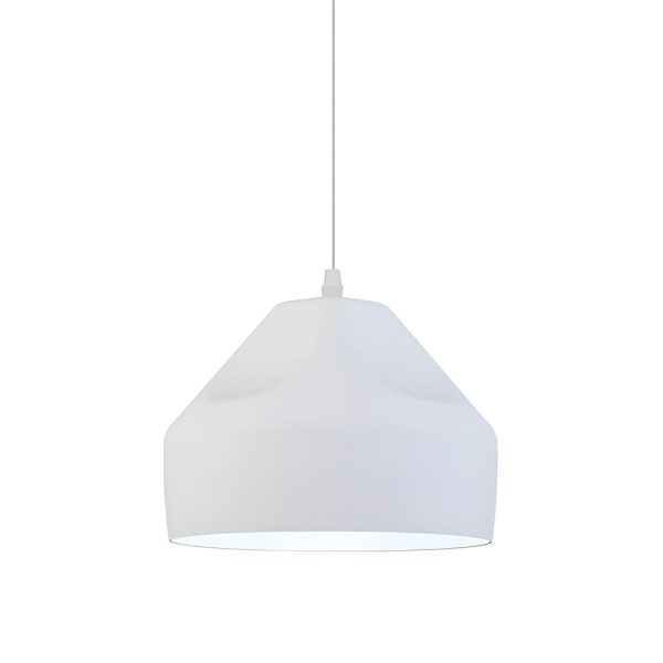 Pleat Box LED Pendant Light 1-Light Black/White Aluminum Hanging Lamp - Image 21