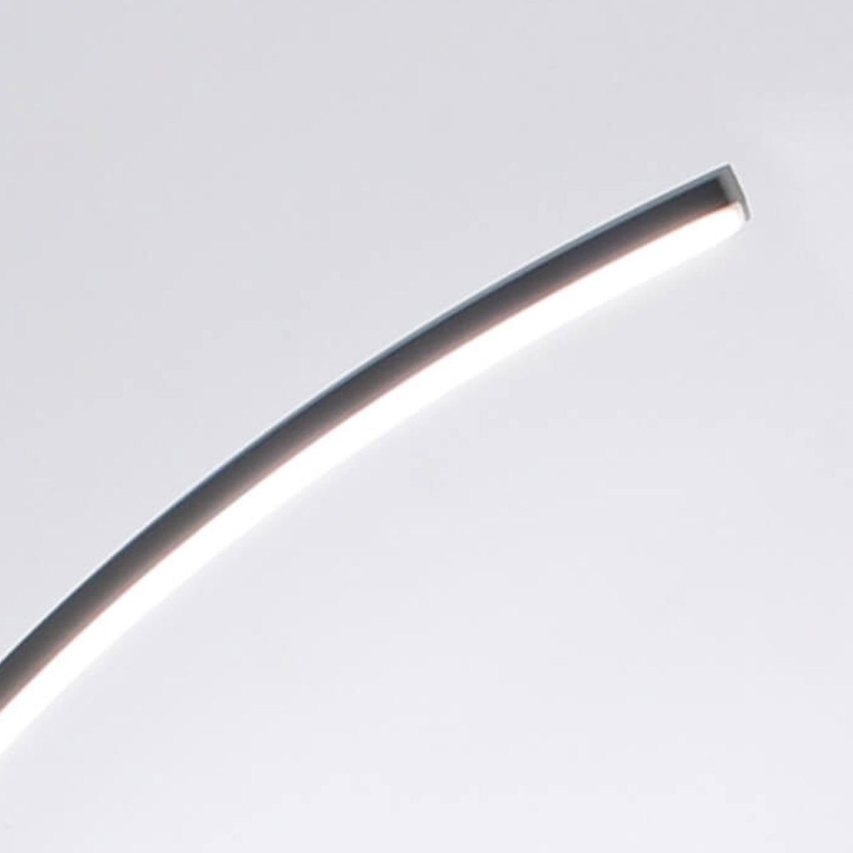 Nordic Minimalist Line Bending with Tray LED Standing Floor Lamp - Image 9