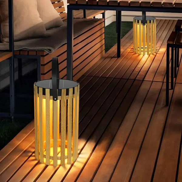 Portable Lantern Design Waterproof LED Modern Solar Outdoor Floor Lamp - Image 6