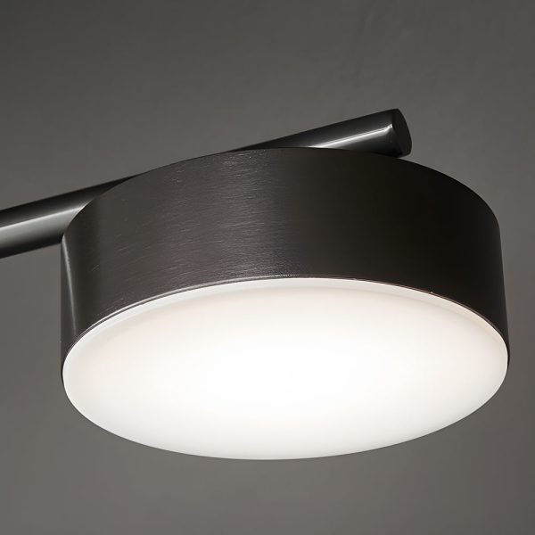 Artistic Multi-Head Matte Black Copper Semi-Flush Mount Ceiling Lighting - Image 7