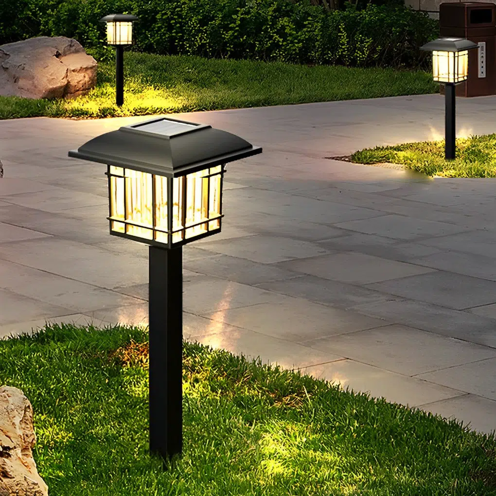 8-6cc85d2f-9ab7-4b4c-8513-6712080d5317.jpg Vintage-Modern Solar Square Lawn Lights Waterproof, Durable Outdoor Lighting - Image 1