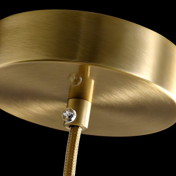 Round Semicircle Crystal Ball Ins LED Creative Modern Hanging Lights Fixture - Image 6