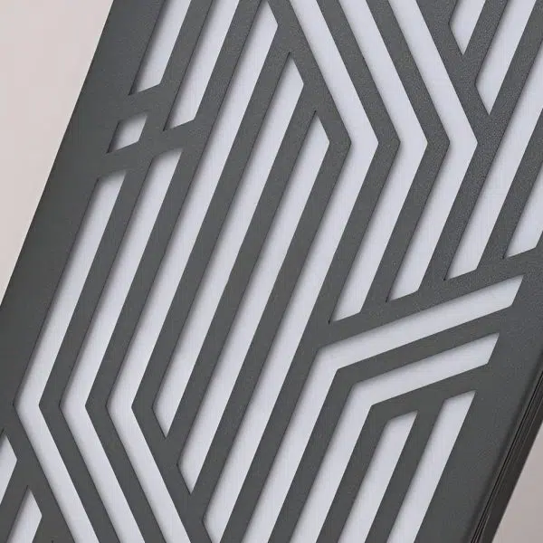 Gray Retro Aesthetic Waterproof LED Outdoor Pathway Cuboid Lantern - Image 8