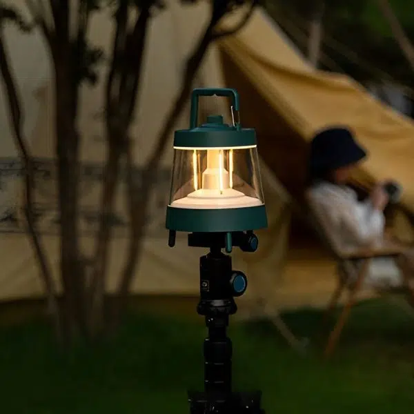 Waterproof USB 5V Rechargeable LED Dimmable Green Modern Camping Lights - Image 7